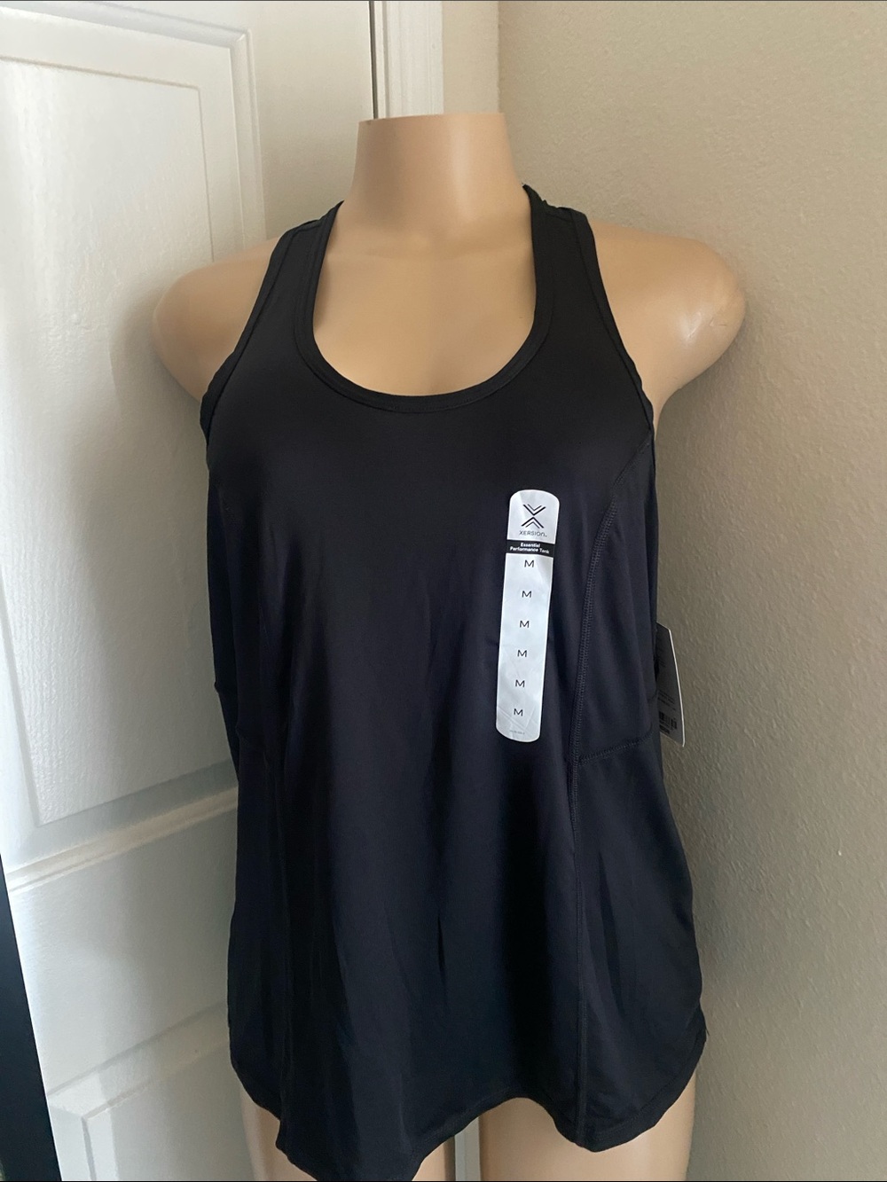 Xersion Black Racerback Active Tank Top